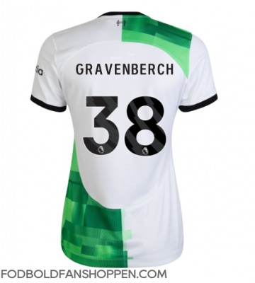 Liverpool Ryan Gravenberch #38 Udebanetrøje Dame 2023-24 Kortærmet